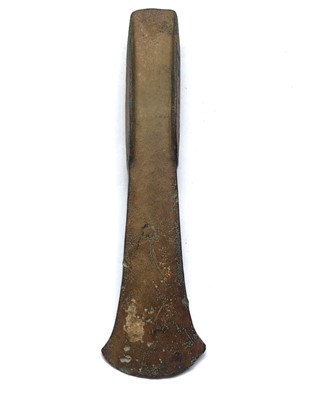 Lot 473 - Bronze Age chisel, copper alloy,...