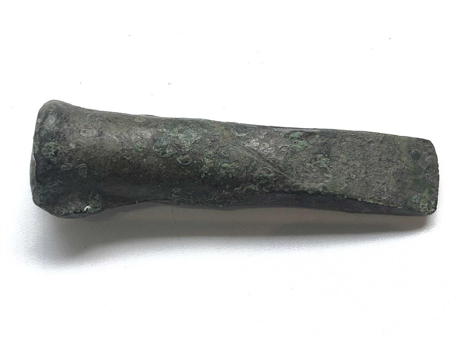 Lot 477 - Bronze Age long chisel bronze H.D. Isle of...