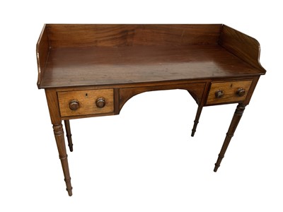 Lot 3044 - A Victorian mahogany washstand, with two small...