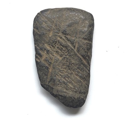 Lot 480 - Bronze age sharpening stone igneous H.D....