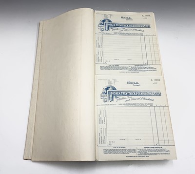 Lot 72 - A large complete and unused ledger of...