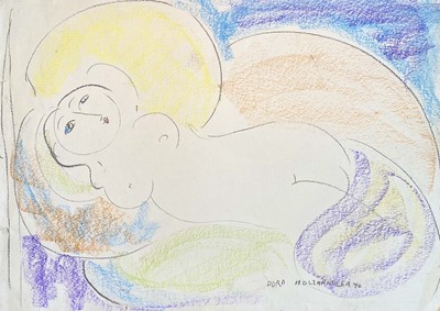 Lot 595 - Dora HOLZHANDLER (1928-2015) Reclining Nude...