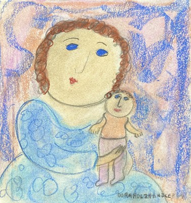 Lot 597 - Dora HOLZHANDLER (1928-2015) Mother and Child...