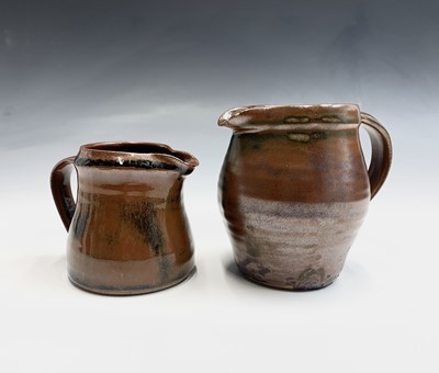 Lot 920 - A Leach studio pottery jug, impressed St. Ives...