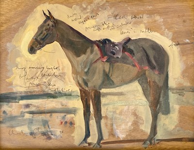 Lot 753 - Charles CHURCH (1971) Study of a Horse, 'Cool...