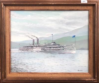 Lot 1411 - RANDLES (20th Century) New York Paddle Steamer...