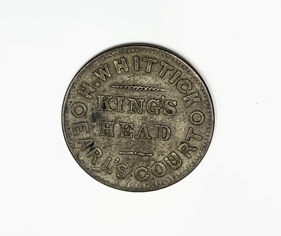 Lot 4 - London Inn and Pub tokens. Lot of five...