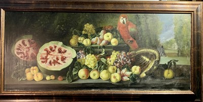 Lot 717 - A S ALESSI A contemporary oil on canvas in the...