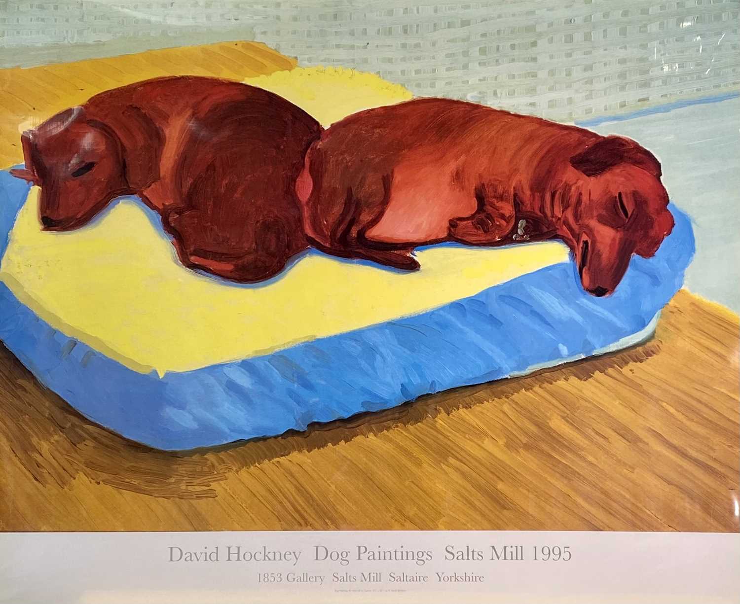 Lot 815 - David HOCKNEY (1937) Dog Paintings Poster 64 x...