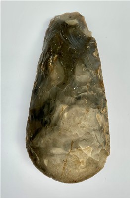 Lot 495 - Neolithic part pecked and polished axe,...