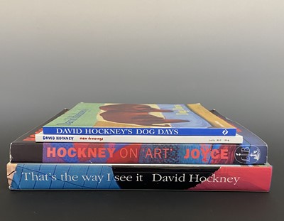 Lot 532 - Four David Hockney Books 'That's the way I see...