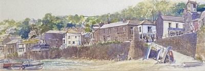 Lot 270 - Sue LEWINGTON (1956) Mousehole Watercolour...