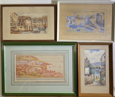 Lot 283 - T H VICTOR (1894 - 1980) 'Harbour Cottages,...