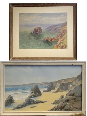 Lot 319 - Harold GORDON Bedruthan Steps Gouache Signed...