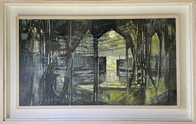 Lot 261 - Tony GILES (1925-1994) Harbour Scene Mixed...