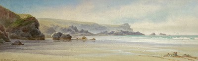 Lot 296 - Claude Montague HART (1870-1952) Cornish Coast...