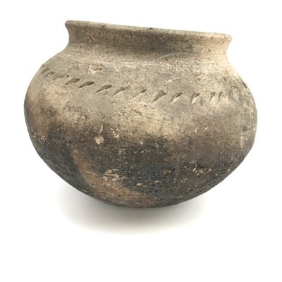 Lot 510 - Bronze Age Pot, Alex Wright, Ex Graham Fuller...