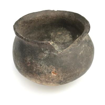 Lot 511 - Pot, Bronze Age (damaged), Ex Graham Fuller...