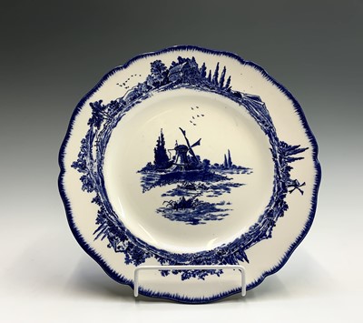 Lot 859 - Blue and white: Twelve Royal Doulton 'Norfolk'...