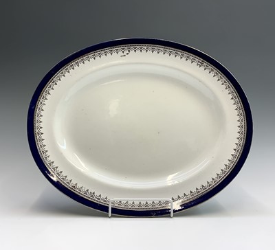 Lot 859 - Blue and white: Twelve Royal Doulton 'Norfolk'...