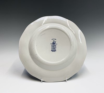 Lot 859 - Blue and white: Twelve Royal Doulton 'Norfolk'...