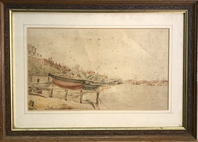 Lot 726 - Various works including two ink drawings by...