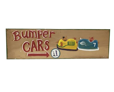 Lot 1421 - Simeon STAFFORD (b.1956) 'Bumper Cars £1' Oil...