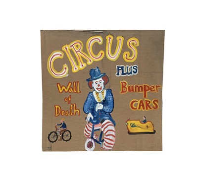 Lot 1452 - Simeon STAFFORD (b.1956) 'Circus...' Oil on...