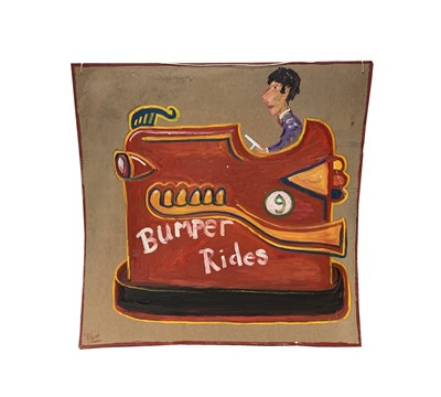 Lot 1451 - Simeon STAFFORD (b.1956) 'Bumper Rides' Oil on...