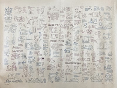 Lot 1507 - Eight survey maps of east Devon.