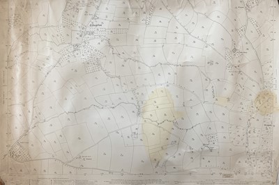 Lot 1507 - Eight survey maps of east Devon.