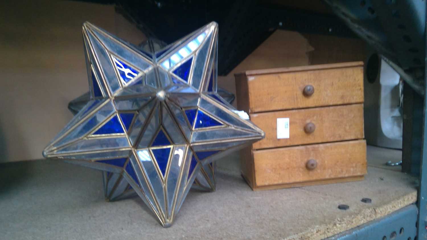 Lot 5 - A stellated dodecahedron or twelve pointed...
