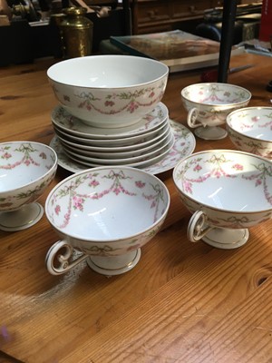 Lot 24 - Ironstone dinner plate, two soup plates, two...