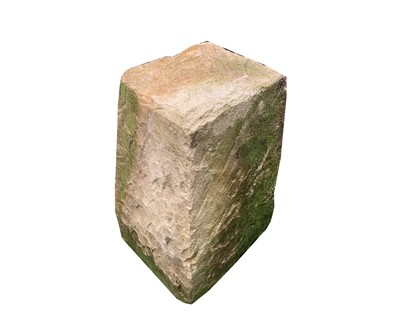 Lot 621 - A limestone staddle stone base. Approx. height...