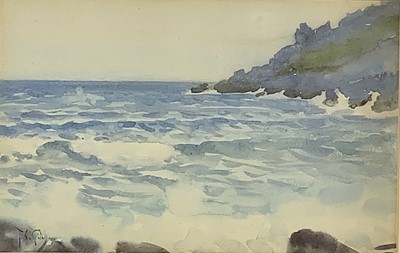 Lot 231 - Thomas Cooper GOTCH (1854-1931) Near Sennen...