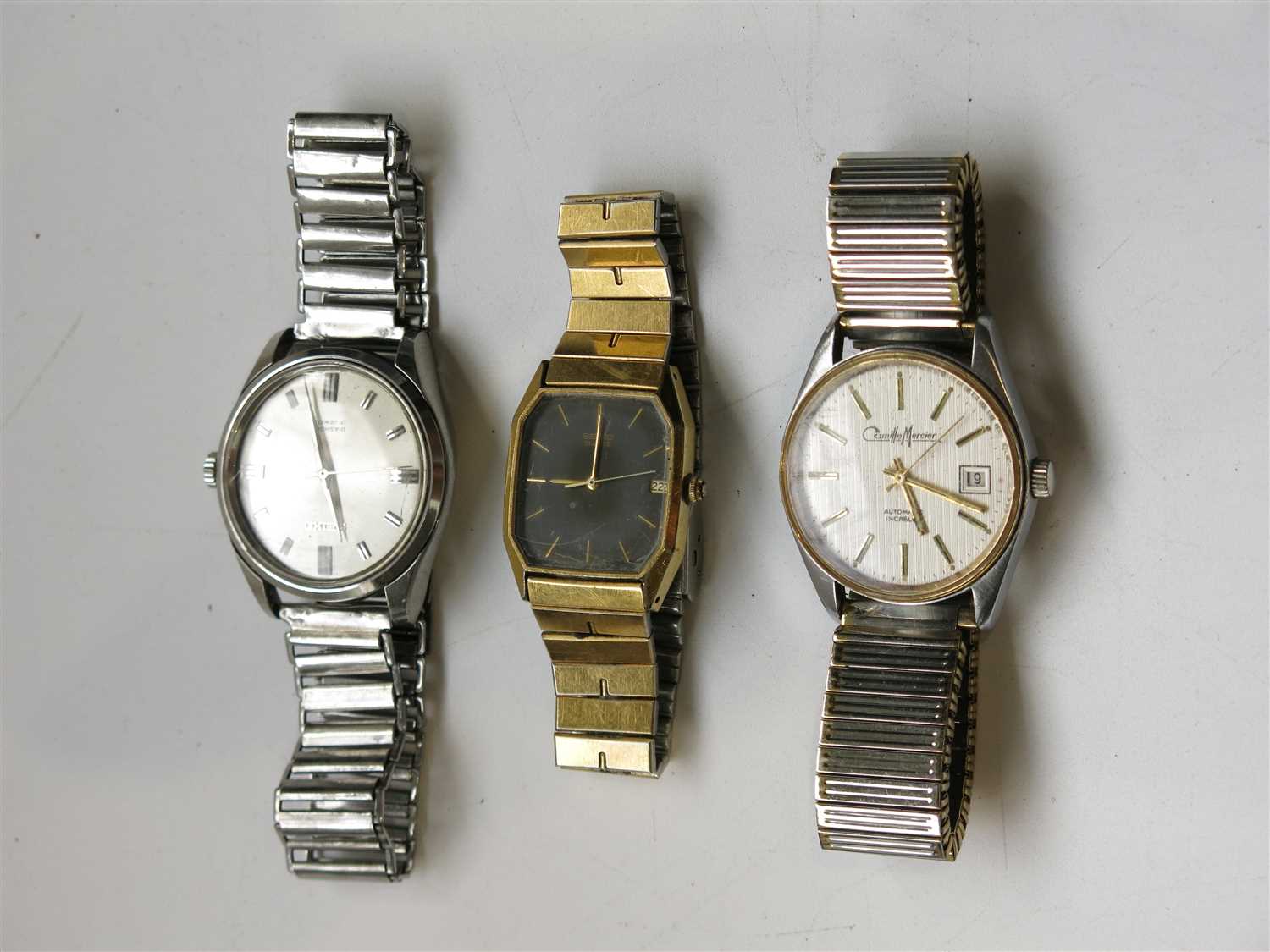 Lot 2542 - A Seiko Diashock 17 jewel gentleman's...