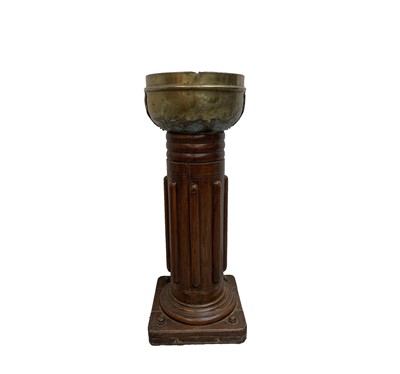 Lot 176 - A 19th century mahogany binnacle stand, with...