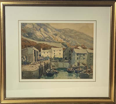 Lot 1476 - Sydney CARTER (1874-1945) Polperro Watercolour...