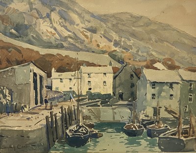 Lot 1476 - Sydney CARTER (1874-1945) Polperro Watercolour...