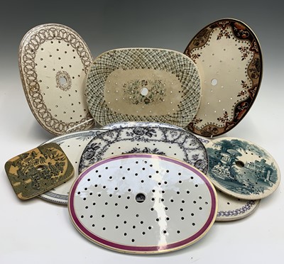 Lot 937 - A Minton & Co drainer dish, circa 1870,...