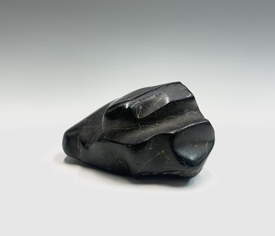 Lot 178 - A Chinese black hardstone 'Scholars Rock', on...