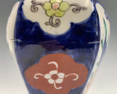 Lot 174 - A pair of Japanese Imari octagonal vases,...