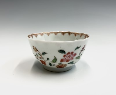 Lot 180 - Five Chinese porcelain tea bowls, 18th century...