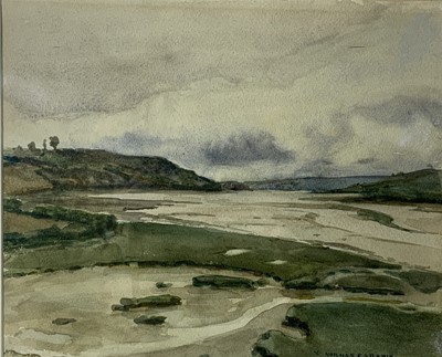 Lot 110 - Norman GARSTIN (1847-1926) Cornish Estuary...