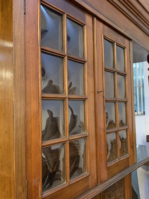 Lot 3012 - A late Victorian walnut sideboard, the raised...