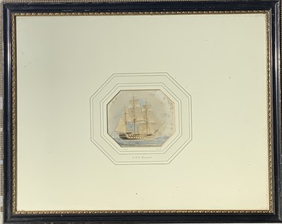 Lot 647 - Joseph Sparkhall RUNDLE (1815-1880) H.M.S....