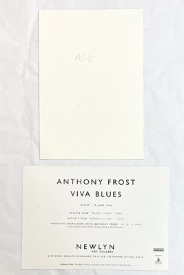 Lot 15 - Anthony FROST (1951) Viva Blues 1996...