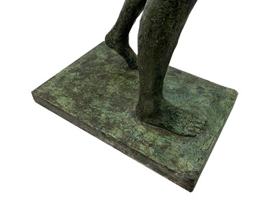 Lot 620 - David WYNNE (1926-2014) Girl with Doves Bronze...