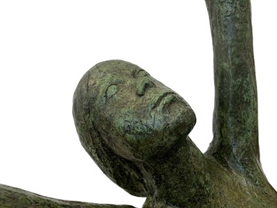 Lot 620 - David WYNNE (1926-2014) Girl with Doves Bronze...