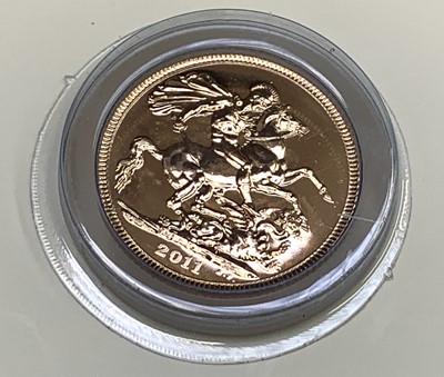 Lot 456 - 2011 gold sovereign, in presentation box.